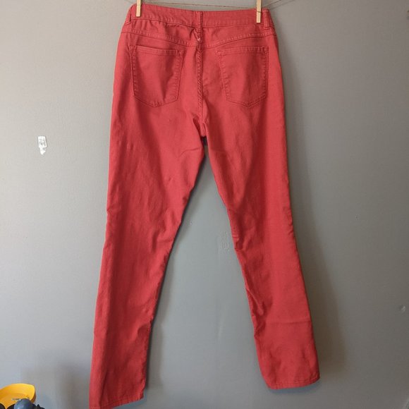 Prana Skinny Jeans Red Size 8 Bright Red - Picture 6 of 7